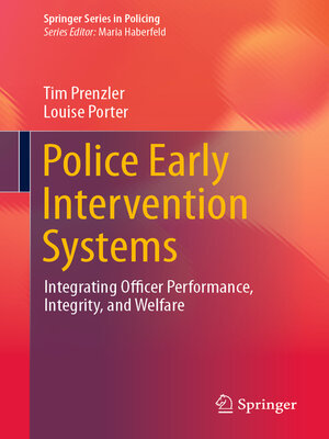 cover image of Police Early Intervention Systems
